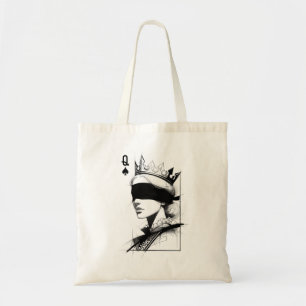 Schoppenvrouw (Stijl 1) Fijne Kunst Tekening Tote Bag