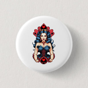 Schoppenvrouw Thunder_Cove Ronde Button 3,2 Cm
