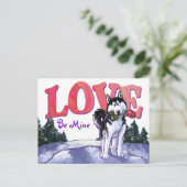 Schor Valentijnsdag Feestdagenkaart (Staand voorkant)