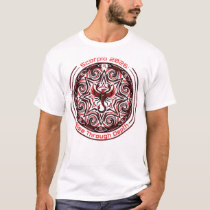 Schorpioen 2026 Zodiac Mandala Transformatie Ast T-shirt