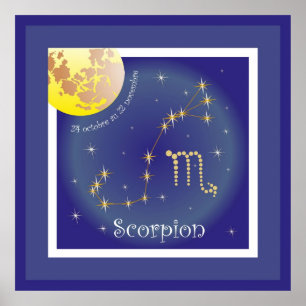 Schorpioen 24 oktober tot 22 november Poster