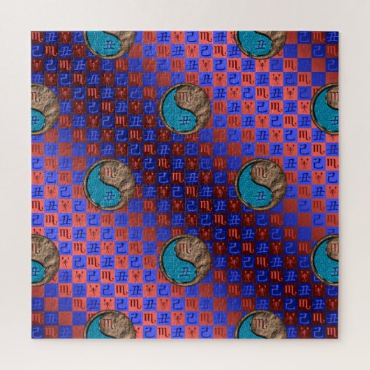 Schorpioen & Aard Os Legpuzzel (Verticaal)