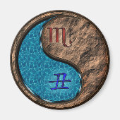Schorpioen & Aard Os Magneet (Voorkant)
