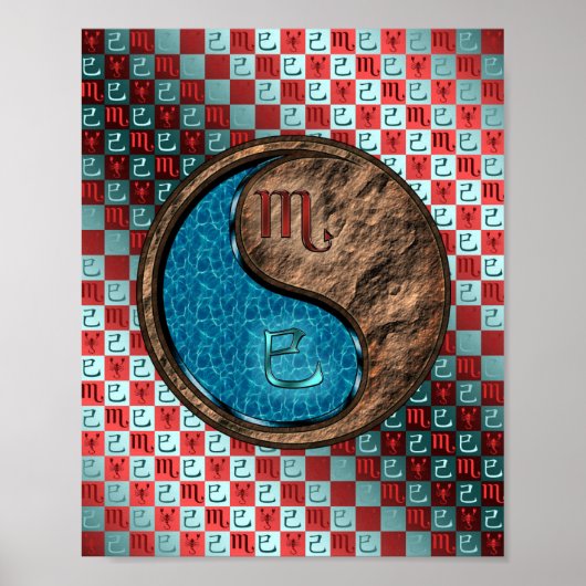 Schorpioen & Aarde Slang Poster (Voorkant)