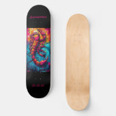 Schorpioen Astrologie Grafitti gepersonaliseerd Skateboard (Voorkant)