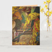 "Schorpioen" Astrologie Sterrenbeeldkaart Kaart (Gele Bloem)