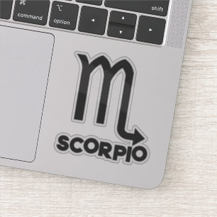Schorpioen Bold Sterrenbeeld Horoscoop Aangepaste Sticker
