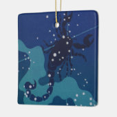 Schorpioen Constellation,  Zodiac Astrologie Keramisch Ornament (Links)