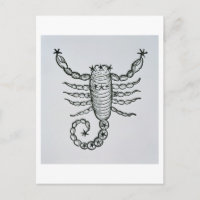 Schorpioen (de Schorpioen) een illustratie van 'P