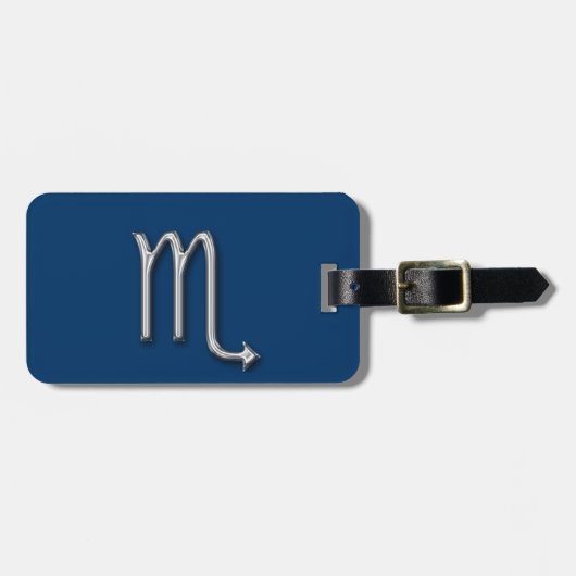 Schorpioen de Schorpioen-Personaliseer Bagagelabel (Voorkant horizontaal)