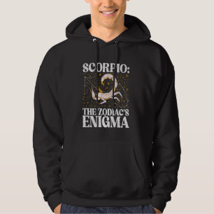 Schorpioen de zodiacs Enigma Schorpioen Hoodie