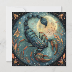 Schorpioen Dierenriem Astrologie Teken Mystieke Ve Kaart