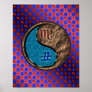 Schorpioen en Aarde os Poster