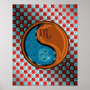 Schorpioen en houtslang poster