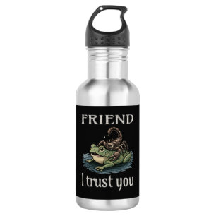 Schorpioen en Kikker - Vriend, Ik Vertrouw Je Waterfles