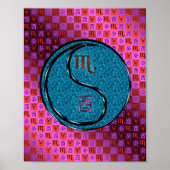 Schorpioen en waterhaan poster (Voorkant)