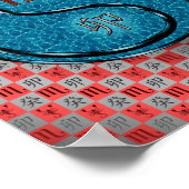 Schorpioen en waterkonijn poster (Hoek)