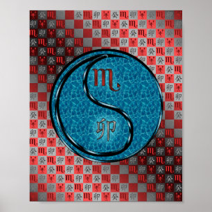 Schorpioen en waterkonijn poster