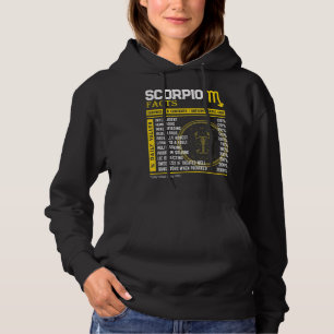 Schorpioen Feiten Geweldige sterrenbeeld Schorpioe Hoodie