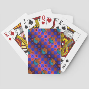 Schorpioen & Houten Os Pokerkaarten