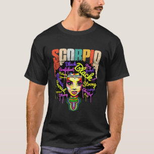 Schorpioen Koningin Sterrenbeeld Geboortedatum Okt T-shirt