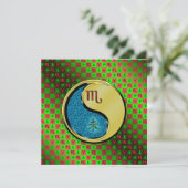 Schorpioen & Metaal Geit Kaart (Staand voorkant)