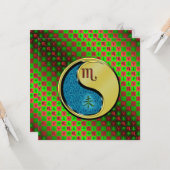 Schorpioen & Metaal Geit Kaart (Voorkant / Achterkant in situ)