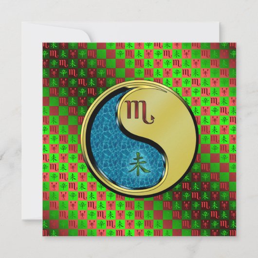 Schorpioen & Metaal Geit Kaart (Voorkant)