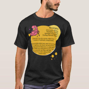 Schorpioen Persoonlijkheidskenmerken - Schorpioen T-shirt