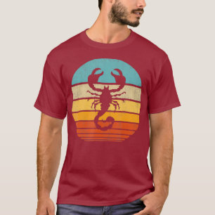 Schorpioen Retro  60s 70s Schorpioen Zodiac T-shirt