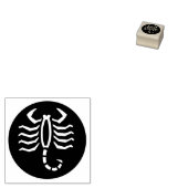 "Schorpioen" Rubberen stempel (Gestempeld)