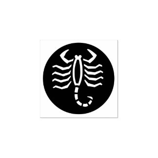 "Schorpioen" Rubberen stempel