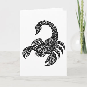 Schorpioen Schorpioen Sigil — Mythieke Zodiac Inkw Kaart