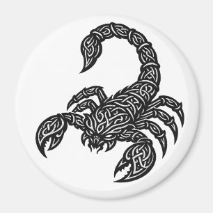 Schorpioen Schorpioen Sigil — Mythische Zodiac Ink Magneet