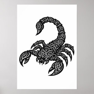 Schorpioen Schorpioen Sigil — Mythische Zodiacus I Poster