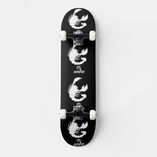 Schorpioen Silhouet Skateboard (Voorkant)