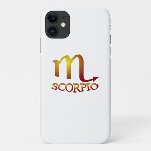 Schorpioen Ster Goud Case-Mate iPhone Case (Achterkant)