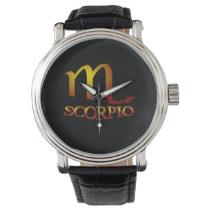 Schorpioen Ster Goud Horloge