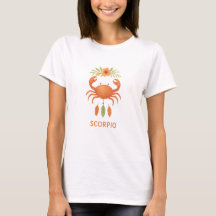 Schorpioen sterrenbeeld boho waterverf T-Shirt