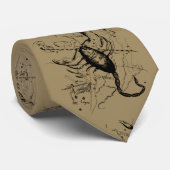 Schorpioen Sterrenbeeld Hevelius 1690 Gravure Stropdas (Opgerold)