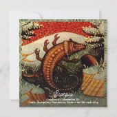 Schorpioen sterrenbeeld Verjaardag Kaart (Voorkant)