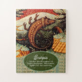 Schorpioen sterrenbeeld Verjaardag Legpuzzel (Verticaal)