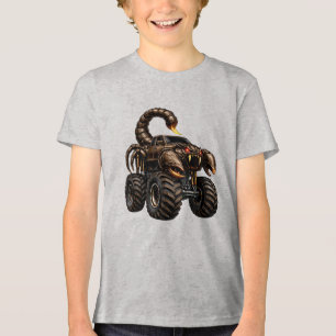Schorpioen Stijl Off-Road Monster Truck Tri-Blend Shirt