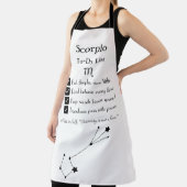 Schorpioen – takenlijst schort (Insitu)