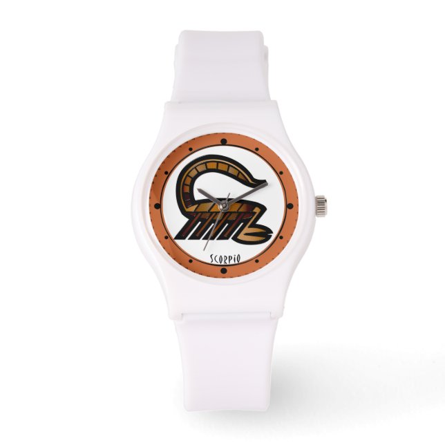 Schorpioen Z Draagbaar Tijdstuk Horloge (Voorkant)