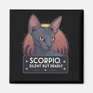 Schorpioen Zodiac Sfinx Kat Stille Dodelijke Kunst Magneet
