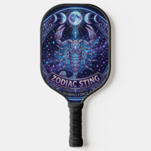 Schorpioen Zodiac Steek Hemels Grafisch Ontwerp Pickleball Paddle