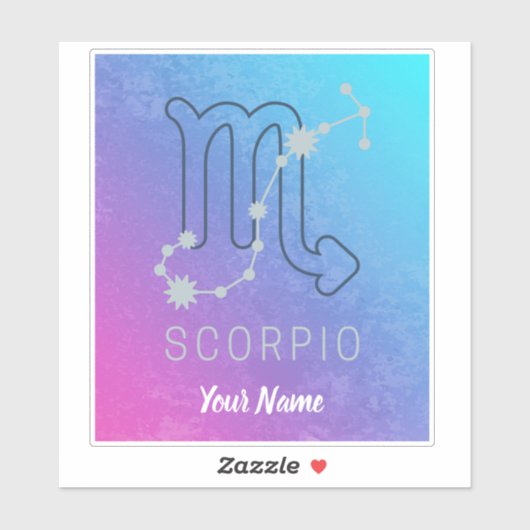 Schorpioen Zodiac Sterrenteken Horoscoop Constella Sticker (Vel)