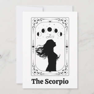 Schorpioen Zodiac Tarot Feministische BFF Magische Kaart