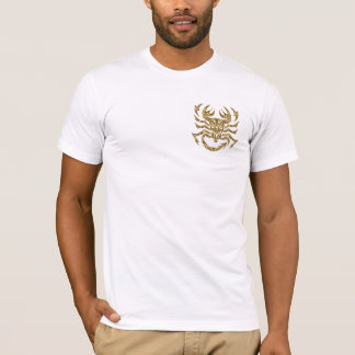Schorpioen Zodiac - Tribal Gold T-shirt